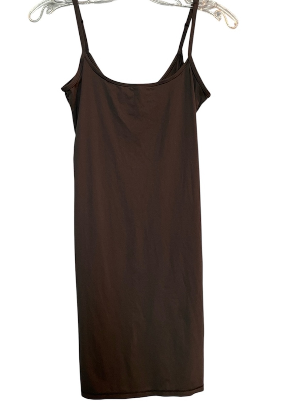 Skims Fits Everybody Slip Dress Onyx Medium Camisole - Picture 6 of 9